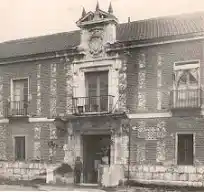 Foto antigua del Colegio de Santa Cruz